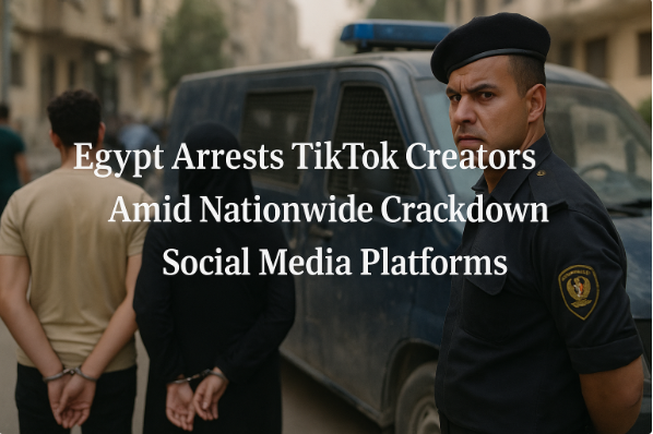 مصر تعتقل صانعي محتوى تيك توك وسط حملة قمع وطنية على منصات التواصل الاجتماعي